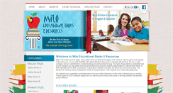 Desktop Screenshot of miloeducationalbooks.com